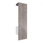 Armario estilo nórdico infantil de madera natural empotrado armario ropero puertas correderas blanco
